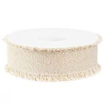 Artikel Franjelint witgoud decoratief lint B40mm L15m