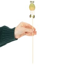Artikel Tuinstekers in de vorm van kikkers voor het versieren van plantenpotten in de lente of zomer, 34 cm, 6 stuks