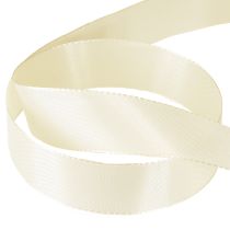 Artikel Cadeaulint en decoratief lint crème taft lint 25mm 50m