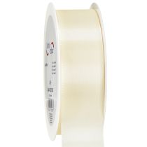 Artikel Cadeaulint en decoratief lint taftlint crème 40mm 50m