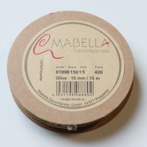 Artikel Cadeaulint olijftak met elegante takken en olijven 1,5 cm 15 m