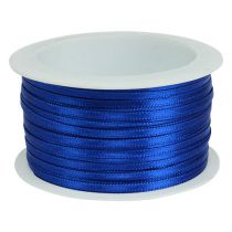 Artikel Cadeaulint blauw satijnen lint dubbel satijnen lint 3mm 50m
