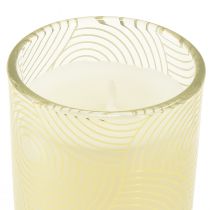 Artikel Cadeauset kamergeur geurkaarsen in een glas vanillegeur