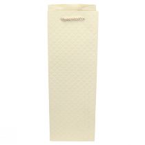 Artikel Cadeauzakje voor flessen papier crème 12×9×36cm 1 st