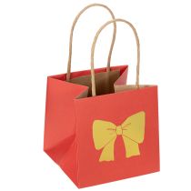 Artikel Cadeautasjes van papier met lintmotief, 12 cm, 8 stuks
