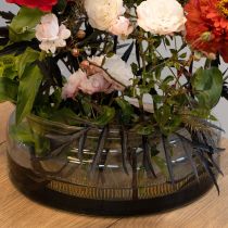 Artikel Glazen kom zwevende kom decoratieve kom glas Ø24cm H10cm