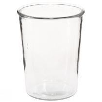 Artikel Glazen vaas conische siervaas transparant Ø12cm H15,5cm 2st