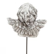 Artikel Grafdecoratie engel op stok decoratie voor arrangement 5,5cm 4 st