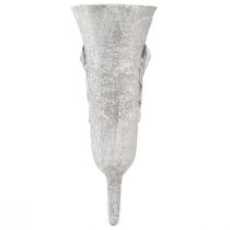 Artikel Graf vaas grijs Vaas om te beplakken Calla motief H32.5cm