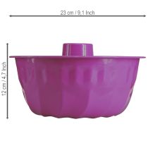 Artikel Bundtcakevorm, metaal, decoratieve cakevorm, paars, Ø23cm, H12cm
