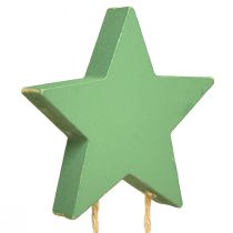 Artikel Hangdecoratie kerstboom ster hout H59cm
