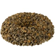 Artikel Natuurlijke krans, herfstdecoratie, eikels, deurkrans, wandkrans, doe-het-zelf, Ø30cm