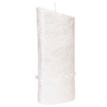 Artikel Trouwkaars, zilveren trouwkaars, witte kaars 210/85 mm