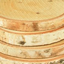 Artikel Houten schijven met schors Berkenschijf naturel Ø9-10cm 7 st