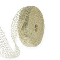 Jute lint gebleekt 5cm 40m