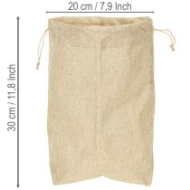 Artikel Jute tas 20×10cm H30cm Cadeautas