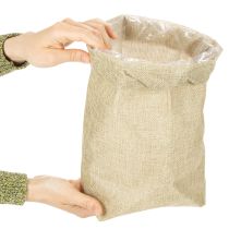 Artikel Jute tas 20×10cm H30cm Cadeautas