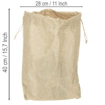Artikel Jute tas 28×10cm H40cm