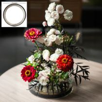 Artikel Kenzan ring met messing pinnen, rond, Ø200mm