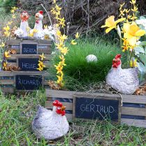 Artikel Keramisch decoratief kip grappig paasdecoratiefiguur 16×12×12cm