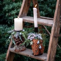 Artikel Kaarshouder Adventskranskaarshouder zwart 2,2×4cm 4 st