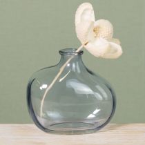 Artikel Kleine glazen vaas helder modern mini vaas glas blauw 11×6×10cm 3 stuks