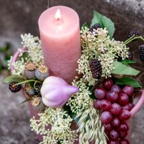 Artikel Kunstgroentendecoratie knoflook roze, wit Ø6,5cm 2 st