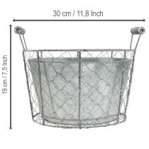 Artikel Draadmandje voor planten, voorjaarsmandje, metaal, Ø26cm