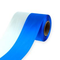 Artikel Kransbanden moiré blauw-wit 125 mm