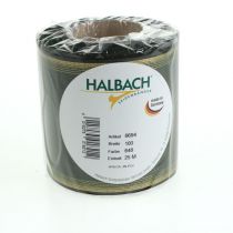 Artikel Kranslint moiré donkergroen 100mm decoratief lint taft lint