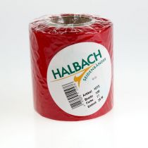 Artikel Feestelijk kranslint, rood, zijdelook, 100 mm breed, 25 m lang, decoratief lint, striklint, cadeaulint, kerstversiering