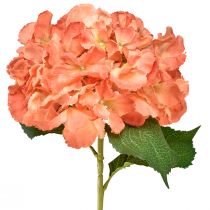 Artikel Kunsthortensia Gigant decoratieve bloem zalm Ø23cm L84cm