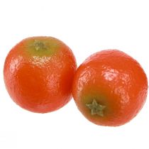 Artikel Kunstmandarijnen in het net decoratief fruit Ø5cm 12 st