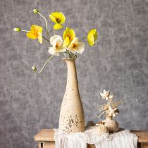 Artikel Kunstmatige klaproosdecoratie voor woonkamers en kantoren, 95 cm