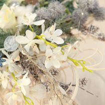 Artikel Kunstmatige orchideeën witte bloesem Ø3,5–5 cm L38 cm 2 stuks