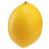 Artikel Decoratieve kunstmatige citroenset, geel 4,5 cm x 6,5 cm - 12 stuks, bedrieglijk realistisch kunstfruit voor tafeldecoratie en knutselwerkjes
