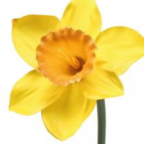 Artikel Kunstnarcis zijdebloem gele narcis 59cm