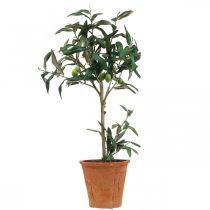 Artikel Kunst olijfboom in pot Kunstplant Olijf H63.5cm