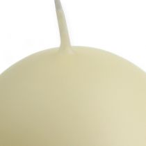 Bolkaarsen 80mm creme 6st