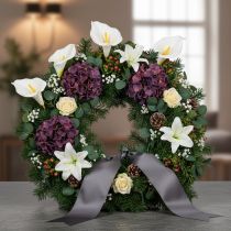 Artikel Kunstmatige callalelie met gele meeldraden, decoratieve bloemen, 35 cm, 10 stuks