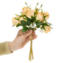 Artikel Kunstbloemenboeket met rozen, realistische decoratie voor de woonkamer, 31 cm, 3 stuks