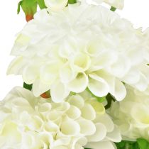 Artikel Kunstbloemen decoratieve dahlia&#39;s kunstwit 50cm