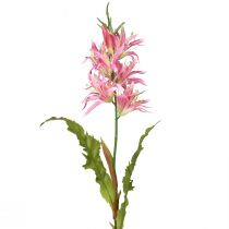 Artikel Kunstbloemen, zijden bloemen decoratieve lelie roze 97cm