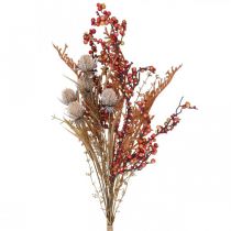 Artikel Kunstplanten herfstdecoratie distels bessen varen 65cm bos