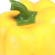 Artikel Voerdummy decoratieve groenten peper geel H10cm