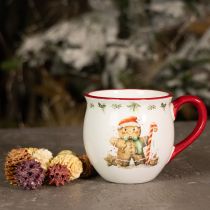 Artikel Peperkoekman mok keramiek kerstmok H9,5cm