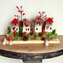 Artikel Sprookjesachtige paddenstoelfiguren – rood met witte stippen, 7,5 cm – magische decoratie voor tuin en huis – 6 stuks
