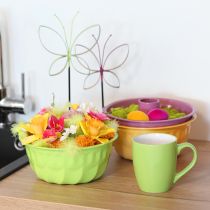 Artikel Metalen decoratieve Gugelhupf cakevorm appelgroen Ø23cm H12cm