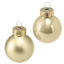 Artikel Mini Kerstboomballen glazen parelboomballen Ø2,5cm 22 st