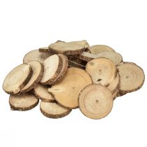 Artikel Mini houten schijven decoratieve boomschijven naturel Ø3-6cm 600g